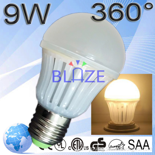 Paten! 2014 New, Wide beam angle 360 degrees globe bulb,E27 bulb 4W/5W/7W/9W, 80RA, 110LM/W